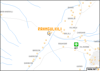 map of Rahm Gul Kili