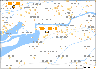 map of Rahmūnke