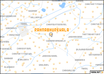 map of Rahna Bhūrewāla