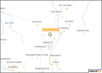 map of Rahnamā