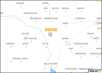 map of Rāhna