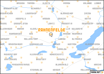 map of Rahnenfelde