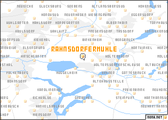 map of Rahnsdorfermühle