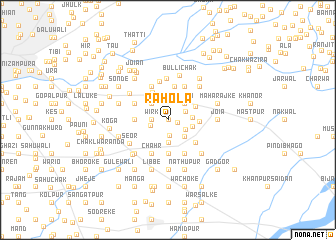 map of Rahola