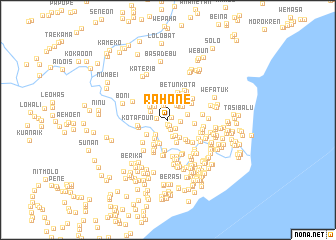 map of Rahone