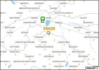 map of Rahon