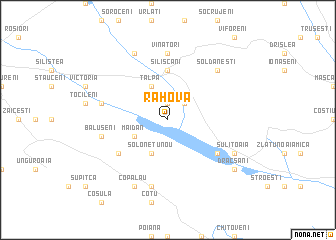 map of Rahova