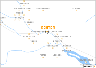 map of Rahţān