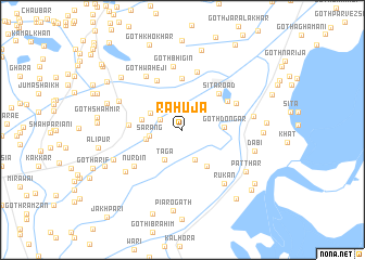 map of Rāhuja