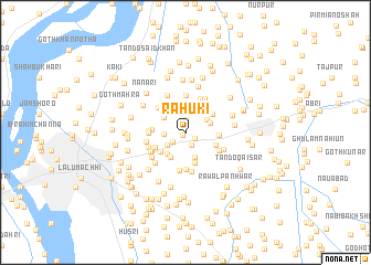 map of Rahūki