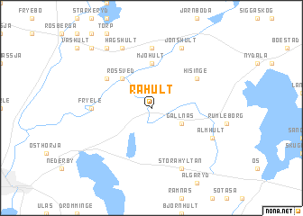 map of Råhult