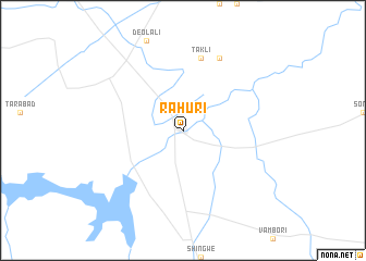 map of Rāhuri