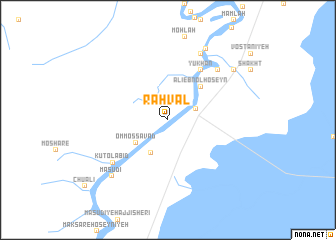 map of Rāhvāl