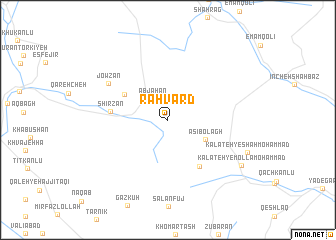 map of Rahvard