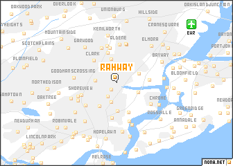 map of Rahway