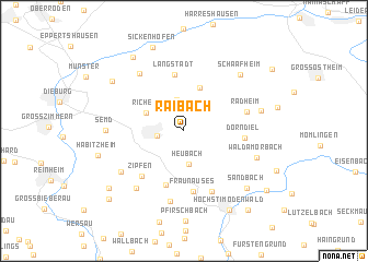 map of Raibach