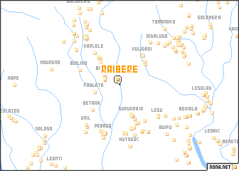 map of Raibere