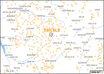 map of Raicala