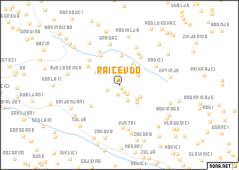 map of Raićev Do