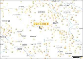 map of Raičeviće