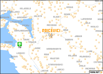 map of Raičevići