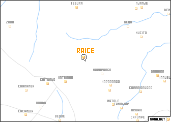 map of Raíce