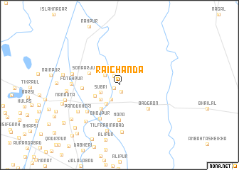 map of Rāichanda