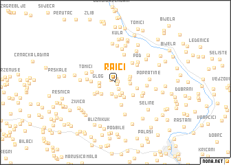 map of Raići