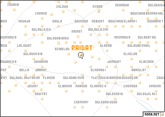 map of Raïdat