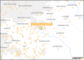 map of Raiders Ridge