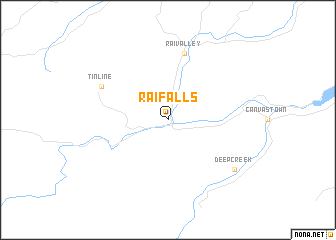 map of Rai Falls