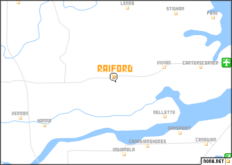 map of Raiford