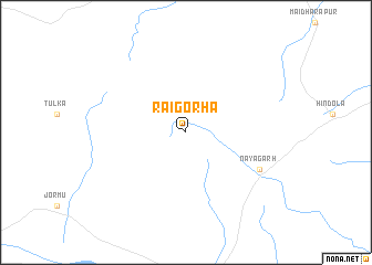 map of Rāigorha