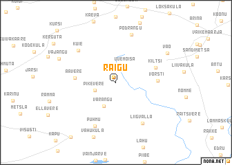 map of Raigu