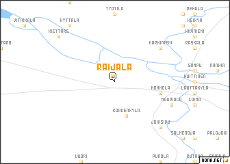 map of Raijala