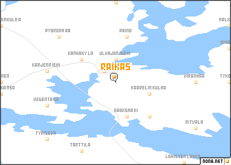 map of Raikas