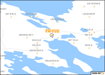 map of Raikuu