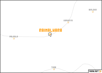 map of Rāimalwāra