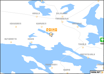 map of Räimä