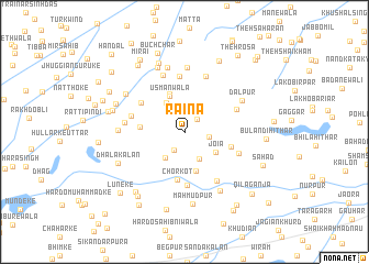 map of Rāina