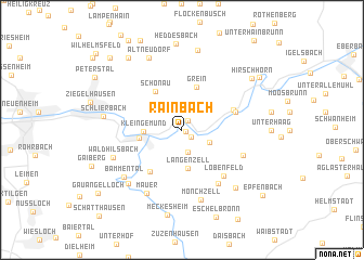 map of Rainbach