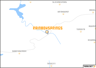 map of Rainbow Springs