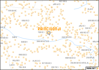 map of Rainci Donji
