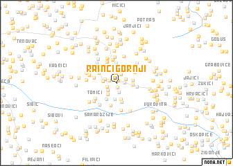 map of Rainci Gornji