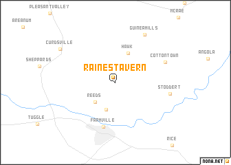 map of Raines Tavern