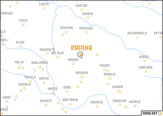 map of Rainha