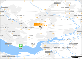 map of Rainhill