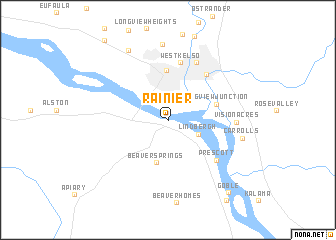 map of Rainier