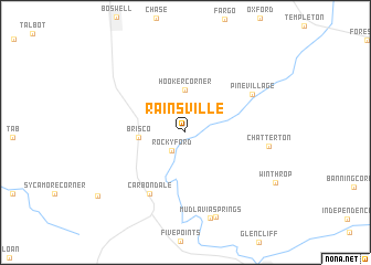 map of Rainsville