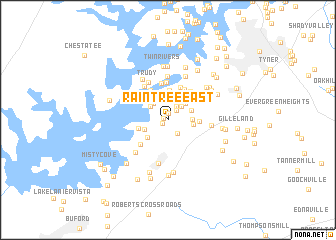 map of Raintree East